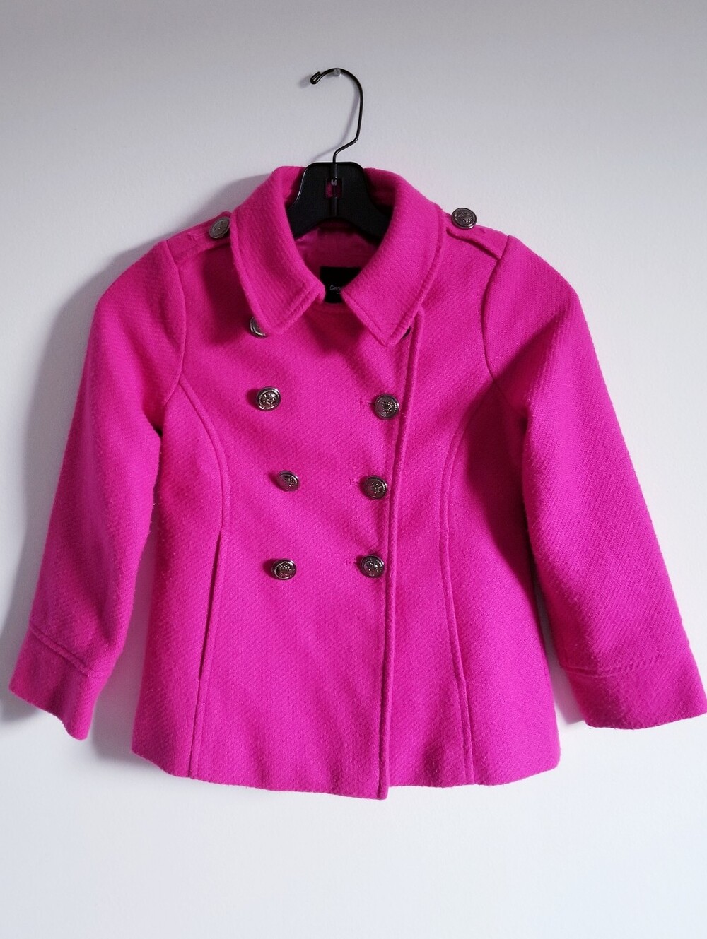 GAP Girls' Bright Pink  Peacoat